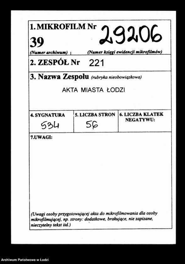 Obraz 2 z jednostki "Akta tyczące się regulacji osady sukienniczej"