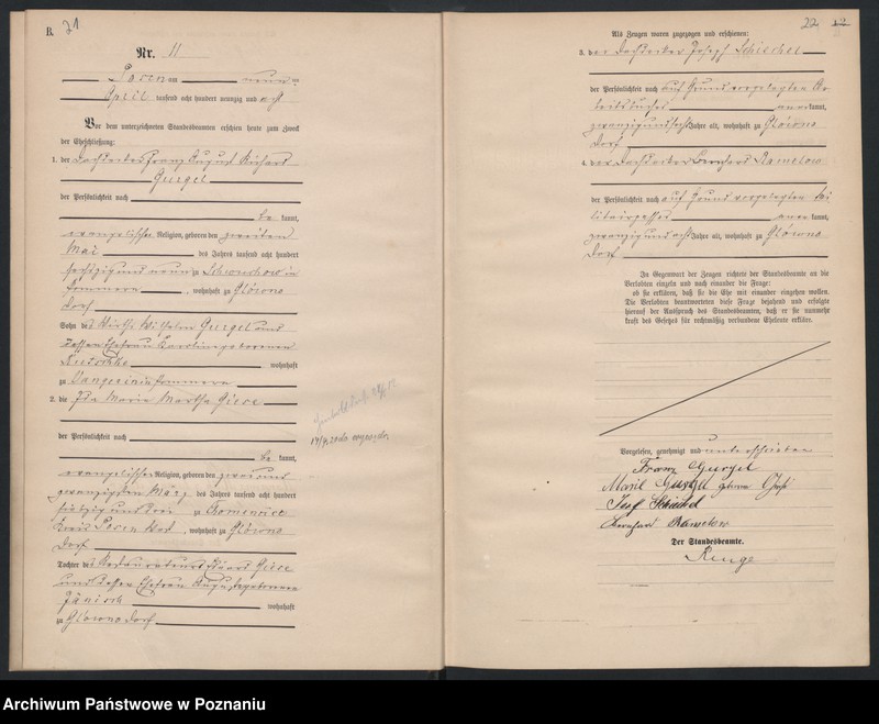 Obraz 13 z jednostki "Księga małżeństw"