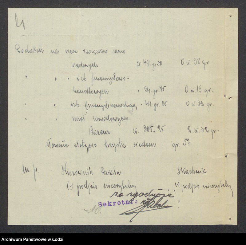 Obraz 6 z jednostki "Chaskiel Kon vel Kac, Lajbus Berger- sprzedaż przędzy"