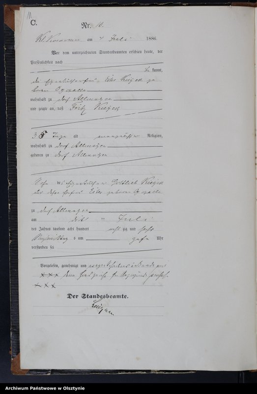 image.from.unit.number "Sterbe-Haupt-Register Nr 1 - 24"