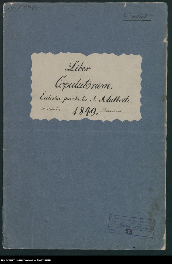 Obraz 2 z jednostki "Księga małżeństw"