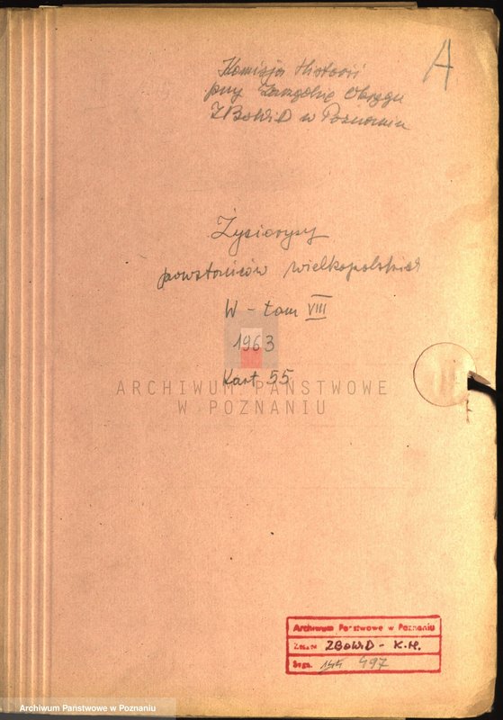 Obraz 4 z jednostki "Życiorysy powstańców wielkopolskich: W - tom Vlll /Wróblewski Wincenty - Wyzujek/."