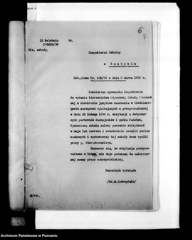 Obraz 10 z jednostki "Prywatna Szkoła Powszechna z niemieckim językiem nauczania Siedmiorogów powiat Gostyń"