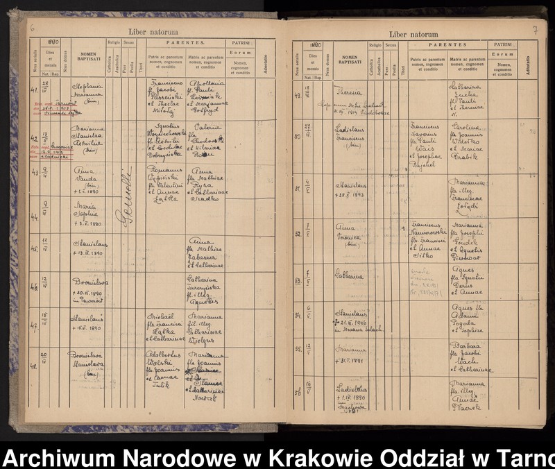 image.from.team "Akta stanu cywilnego Katedralnej Parafii Rzymskokatolickiej w Tarnowie"