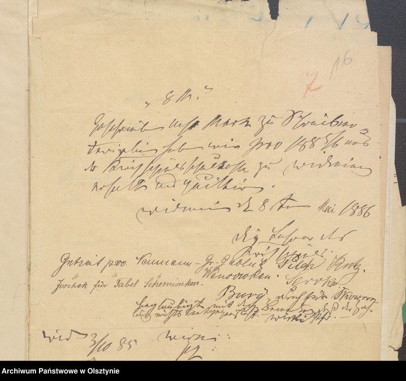 image.from.unit.number "Einnahme und Ausgabe Beläge der Kirchspielsschulkasse zu Widminnen"