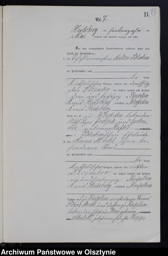 image.from.unit.number "Heiraths-Neben-Register Nr 1 - 32"