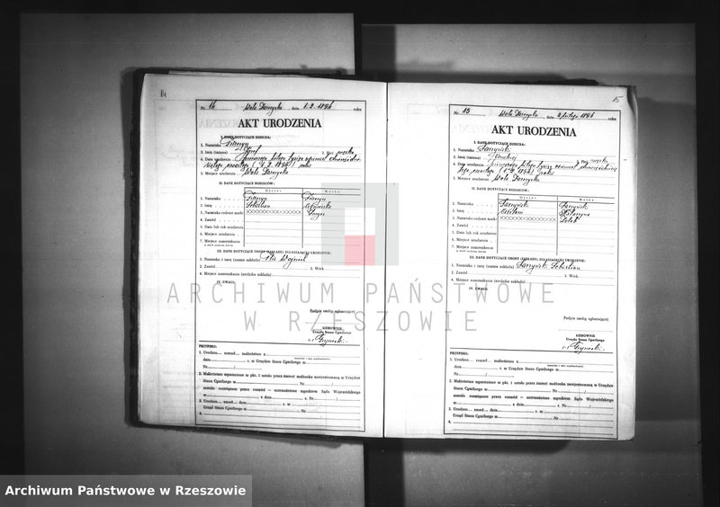 image.from.unit.number "Akta urodzeń (za lata 1894-1901, 1904-1916, 1918-1929) - Wola Zarczycka - odpis"