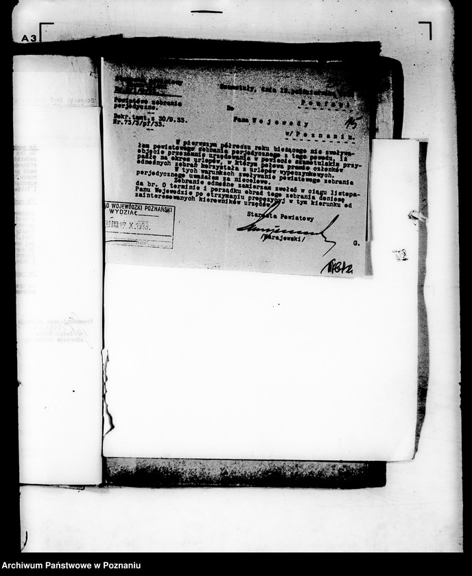 Obraz 18 z jednostki "Protokoły z zebrań periodycznych I instancji /naczelników władz i urzędów niezespolonych z terenu poszczególnych powiatów omawiające ogólną sytuację polityczną i społeczno-gospodarczą"