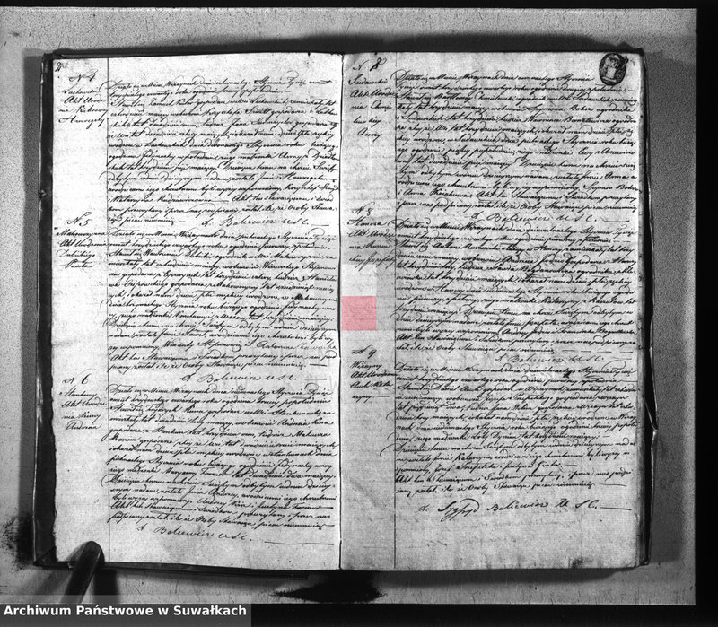 image.from.unit.number "Duplikat parafii wiżayńskiey urodzonych, zaślubionych i umarłych 1834 roku"