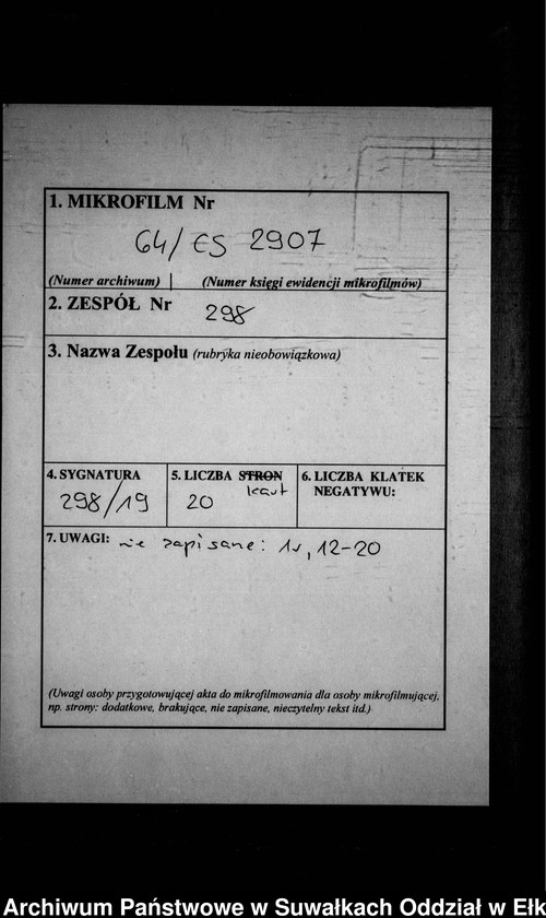 image.from.unit.number "Heiraths-Neben-Register des Preussischen Standes-Amtes Kehlen Kreis Angerburg"