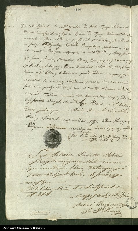 image.from.unit.number "Allegaty do małżeństw parafii Wawrzeńczyce"
