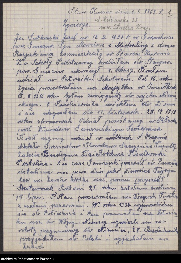 Obraz 15 z jednostki "Życiorysy powstańców wielkopolskich: S - tom lX /Sutkowski Józef - Szczepański Wojciech/."