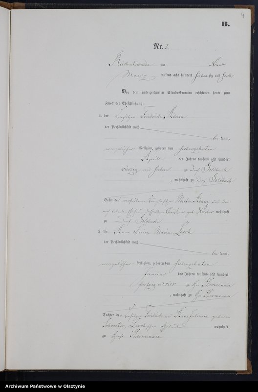 image.from.unit.number "Heiraths-Neben-Register Nr 1 - 14"