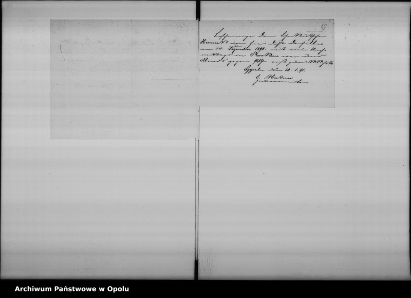 image.from.unit.number "Acta des Magistrats zu Oppeln betreffend das Feuer Lösch-Wesen hier Vol. I"