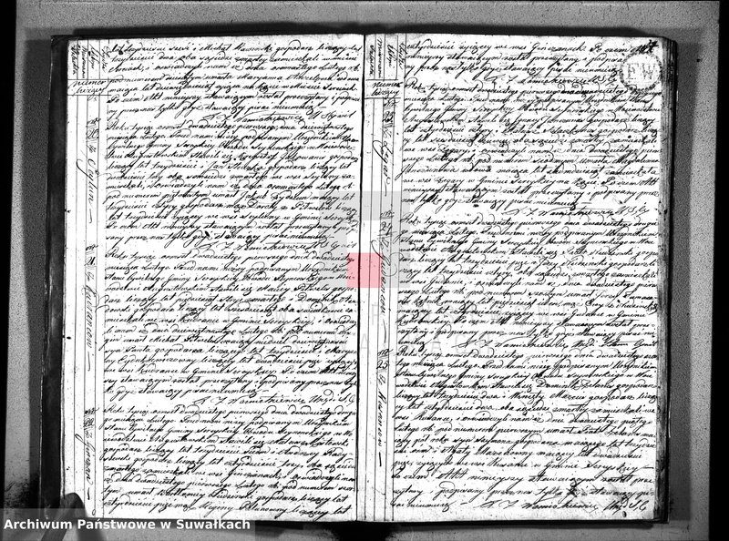 image.from.unit.number "Akta urzędnika stanu cywilnego gminy i parafii sereyskiey umarłych od dnia 1-go stycznia 1821 do ostatniego grudnia tegoż roku w Serejach"