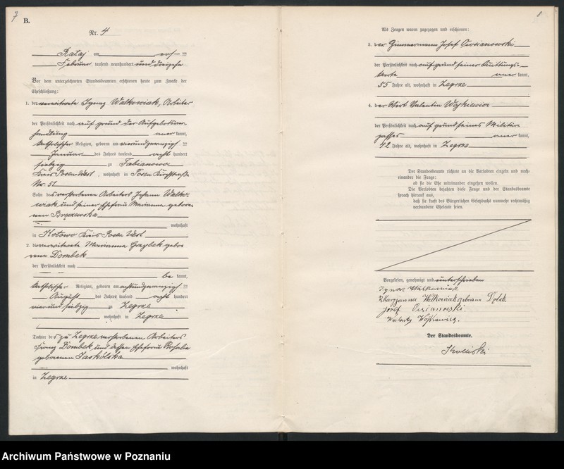 Obraz 6 z jednostki "Księga miejscowa małżeństw [Rejestr główny małżeństw]"