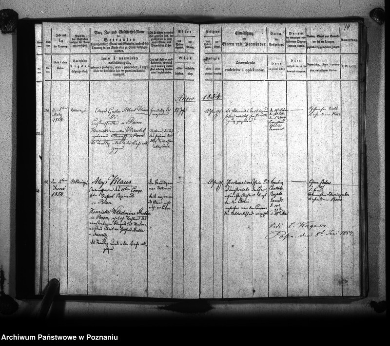 Obraz 17 z jednostki "Księga małżeństw"