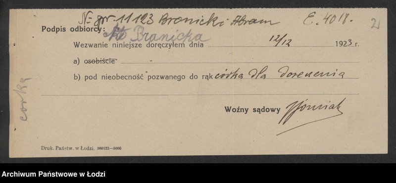 Obraz 4 z jednostki "Abram Josek Branicki – sklep spożywczy"