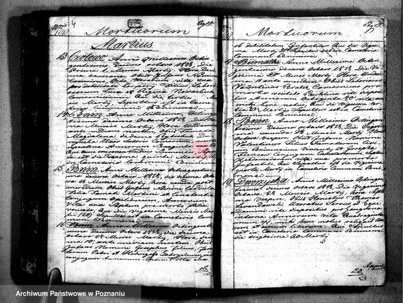 image.from.team "Akta stanu cywilnego Parafii Rzymskokatolickiej Bnin (pow. śremski)"