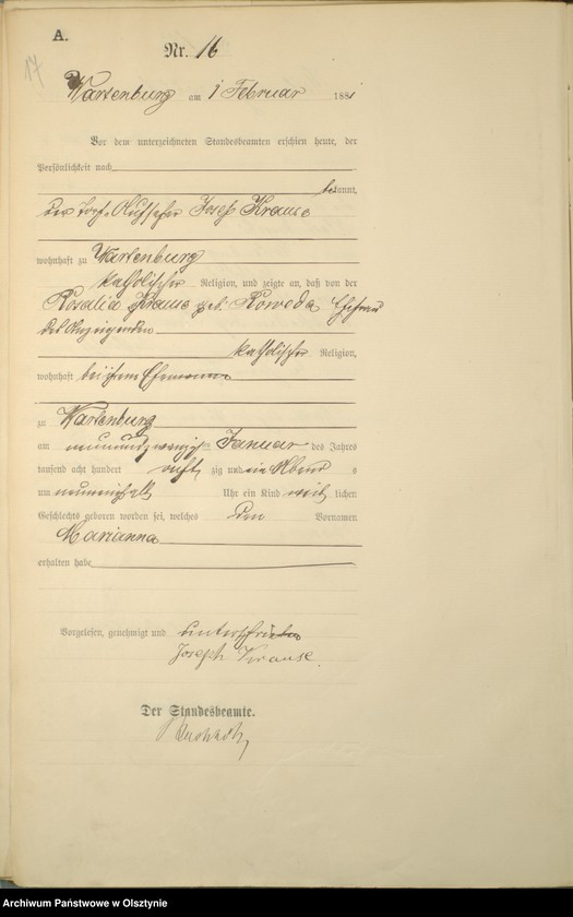 image.from.unit.number "Geburts-Haupt-Register Nr 1 - 174"