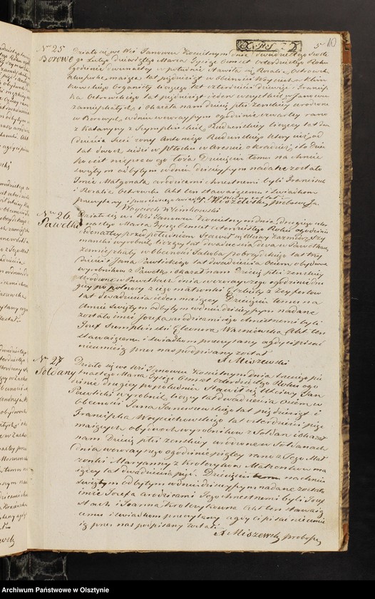 image.from.unit.number "Duplikat Skaładający się z 3-ech Oddziałow z Akt Urodzeń, d-o Zaslubień, d-o Zejscia Parafii Janowieckiej przeznaczony do zapisywania Akt wspomnianych na rok 1840"