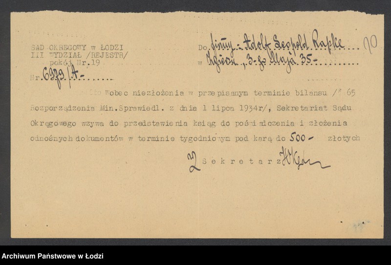 Obraz 12 z jednostki "Adolf Leopold Rapke – młyn elektryczny"