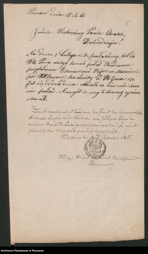 Obraz 9 z jednostki "A. betr. Stanislaus Rejer, Amtmann"