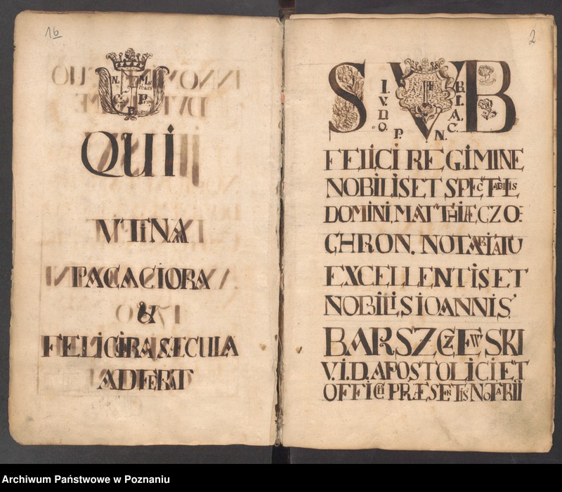 Obraz 6 z jednostki "Sub felici regimine nobilis et spectabilis domini Mathiae Czochron, notariatu excellentis et nobilis Joannis Barszczewski utriusque iuris doctoris, apostolici et officii praesentis notarii liber actorum officii consularis."