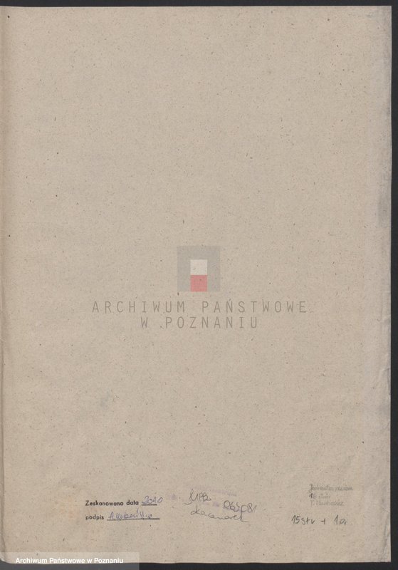 Obraz 19 z jednostki "Korespondencja - zarządzanie władzy zwierzchniej miasta Leszna w sprawach administracyjno - porządkowych i finansowych; język niemiecki"