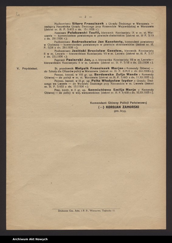 image.from.unit.number "Rozkazy personalne Komendanta Głównego Policji Państwowej"