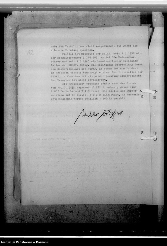 Obraz 16 z jednostki "Wilhelm, Günther - burmistrz we Wrześni"