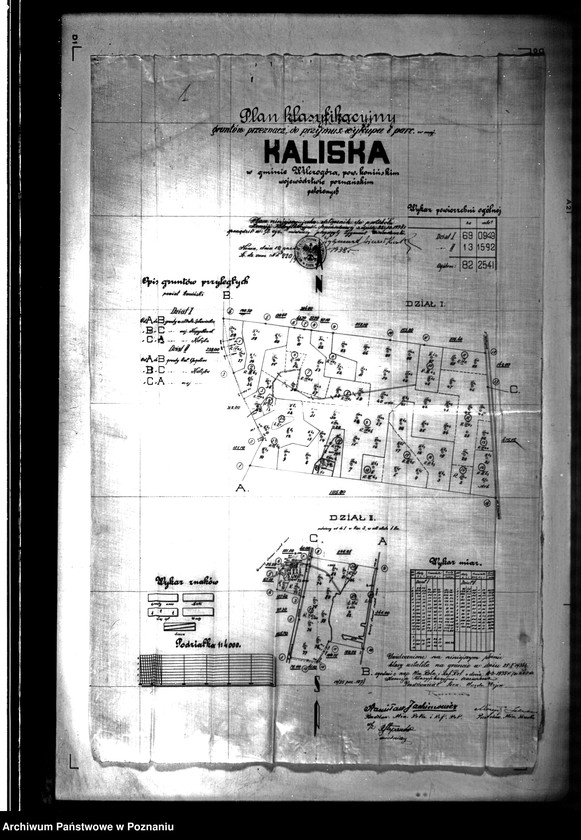Obraz 6 z jednostki "Operat szacunkowy /parcelowanego majątku/ Kaliska powiatu konińskiego"