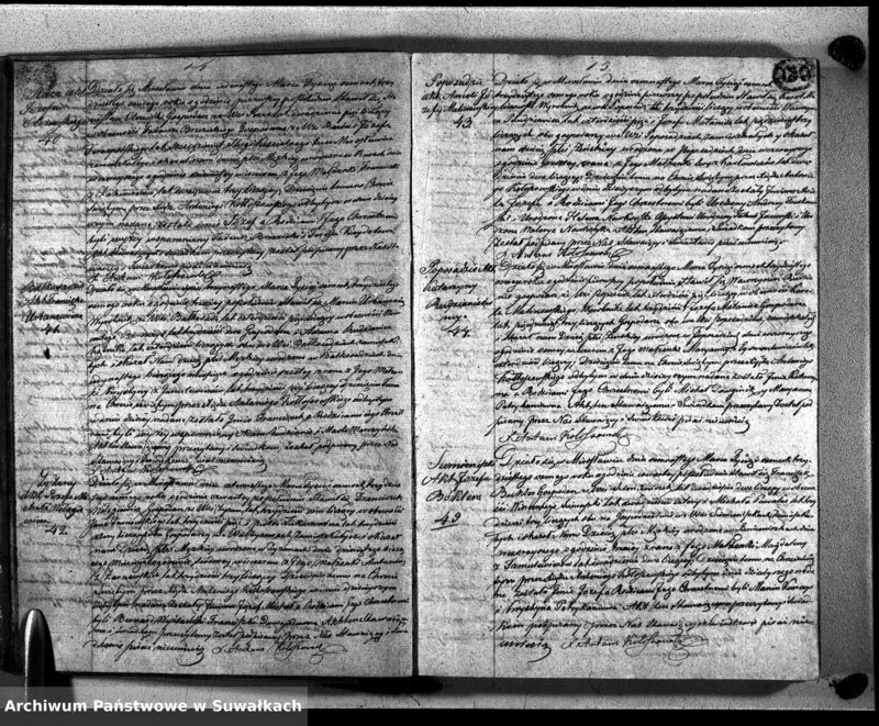 image.from.unit.number "Duplikat Aktów Urodzonych Zaślubionych y Zmarłych Osób w ciągu całego Roku 1838 Parafij Katolickiey Mirosław"