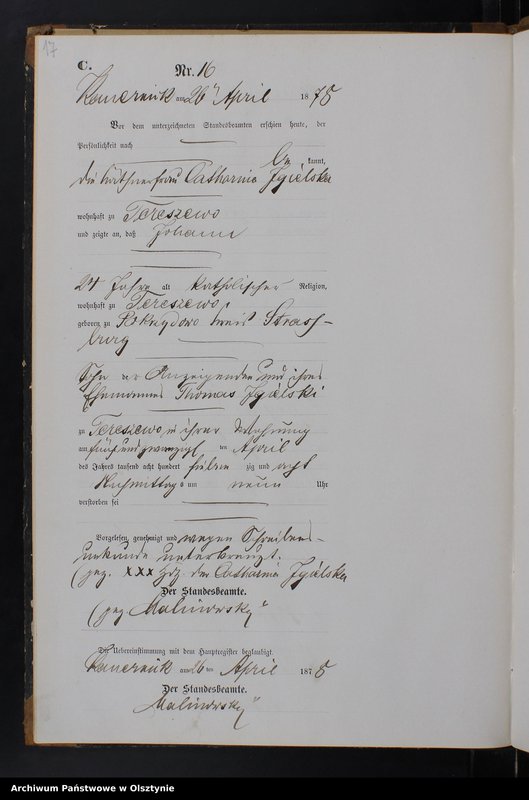 image.from.unit.number "Sterbe-Neben-Register Nr 1 - 39"
