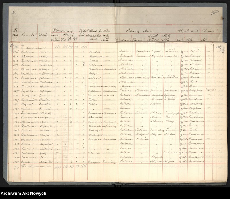 image.from.unit.number "Grodzieńska gubernia. Spis wysiedlonych."