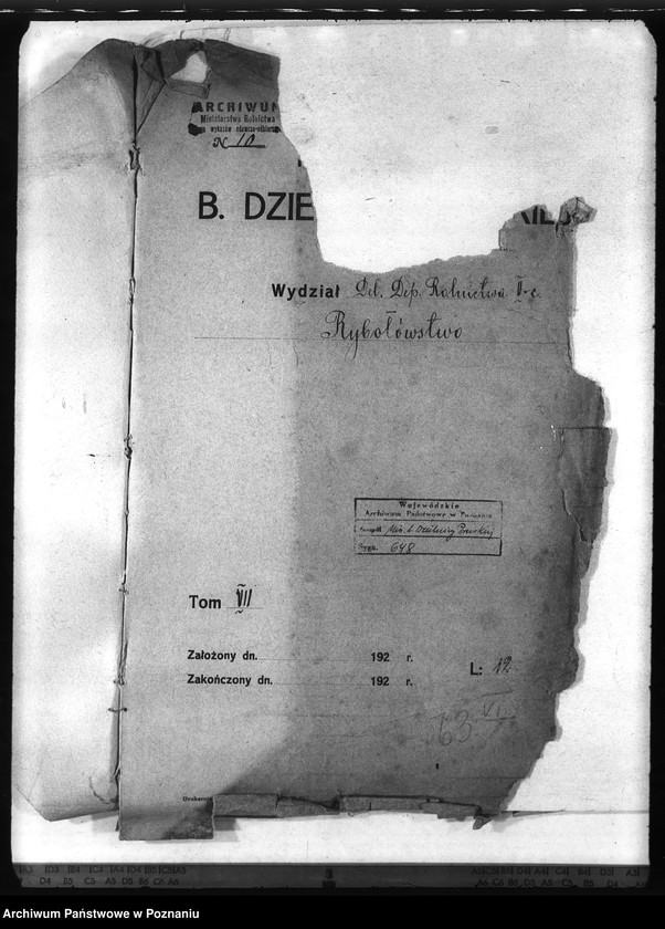 Obraz 4 z jednostki "Deleg. Departamentu Rolnictwa i D. Państw. Rybołówstwo"