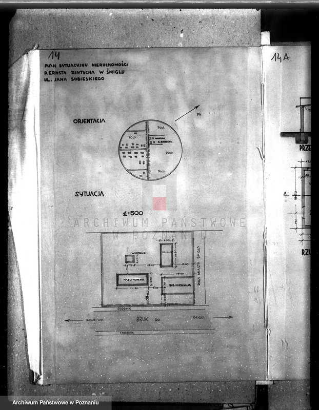 Obraz 18 z jednostki "Zatwierdzenie zakładu przemysłowego stacji napędowej Ernesta Bintscha w Śmiglu, pow. kościański"