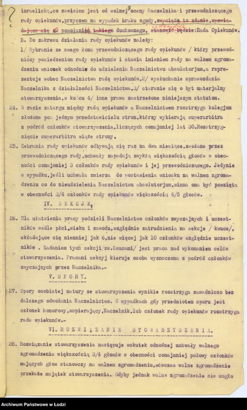 Obraz 12 z jednostki "Zw. Harc. Żydowsk. Brith Trumpeldor"