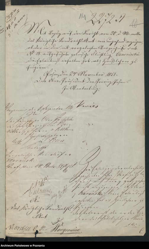 Obraz 18 z jednostki "A. betr. den Wirtschaftseleven Wacław von Czarniecki in Kaczkowo"