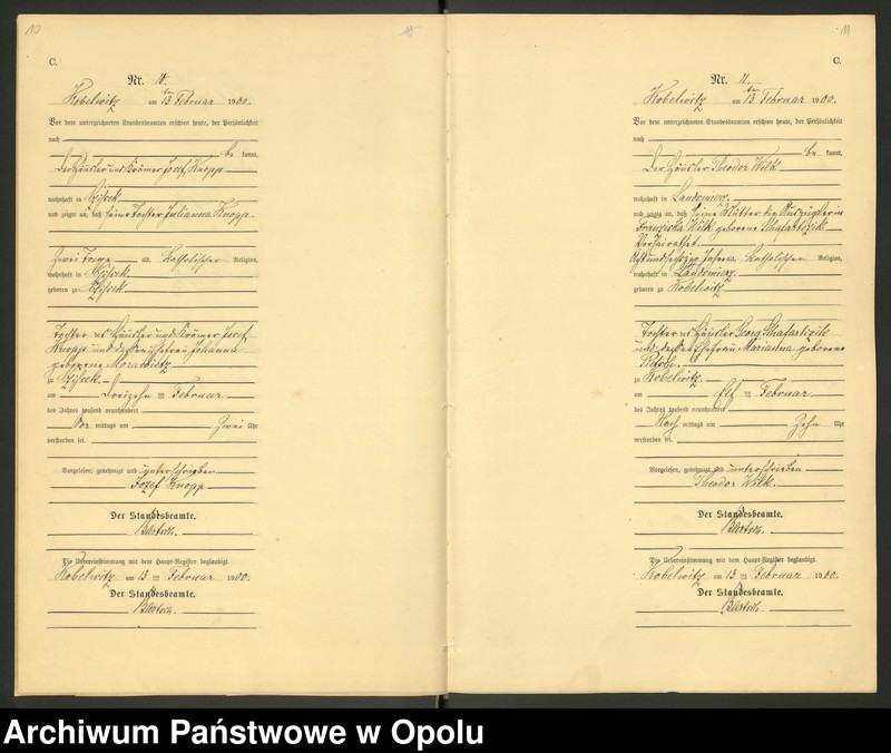 image.from.unit.number "Urząd Stanu Cywilnego Kobylice Księga zgonów rok 1900-03"