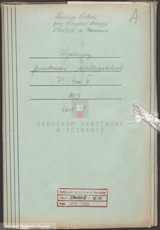 Obraz 4 z jednostki "Życiorysy powstańców wielkopolskich: P - tom lV /Piński Apolinary - Piotrowski Jan/."