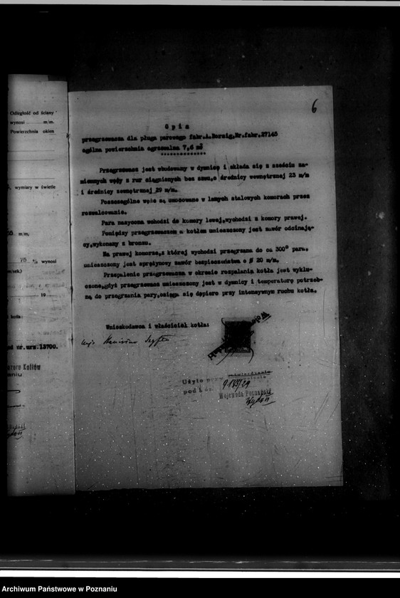 Obraz 10 z jednostki "Gorzelnia rolnicza St. Szyftera we wsi Gutowo Wielkie powiat wrzesiński nr woj. kotła 6387"