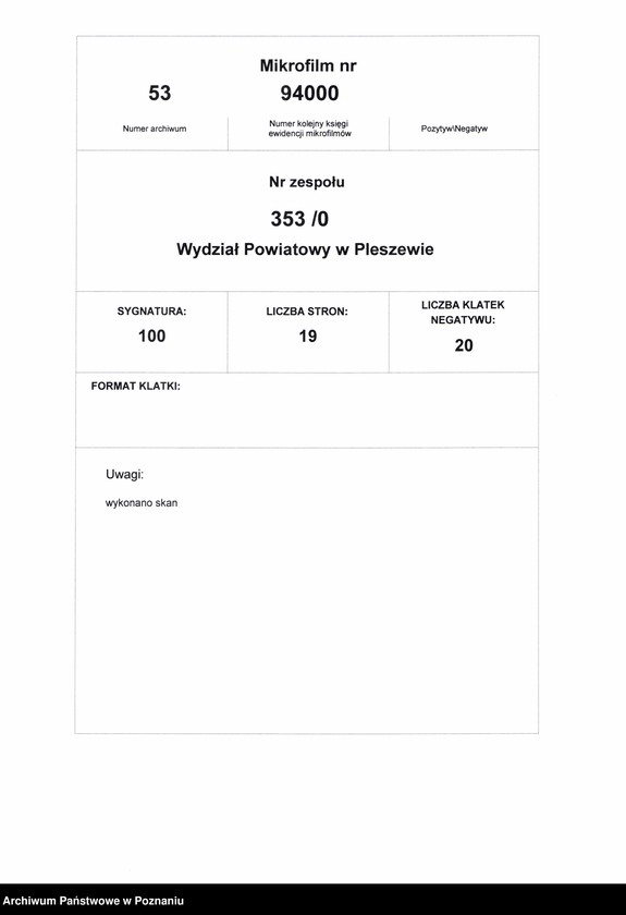 image.from.unit.number "Acta betreffen Konzessionierung eines feststehenden Dampfkessels zum Brennereibetrieb des Rittergutsbesitzers Iowanne in Lenartowitz"