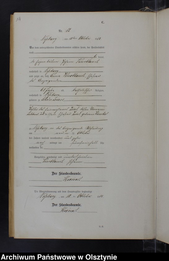 image.from.unit.number "Sterbe-Neben-Register Nr 1 - 15"