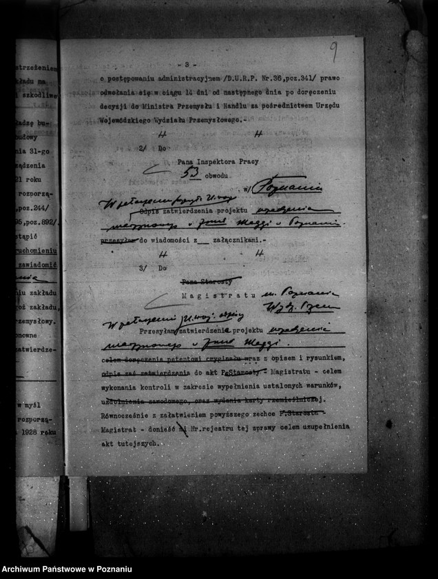Obraz 13 z jednostki "Zatwierdzenie projektu urządzenia zakładu przemysłowego Firmy "Maggi" Spółka z o.o. w Poznaniu nr 545"