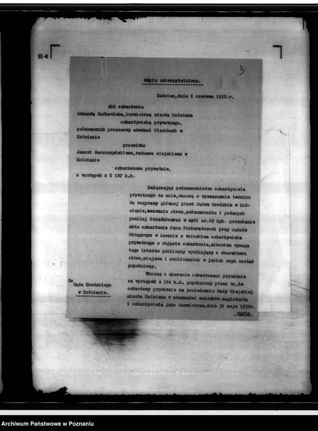 Obraz 7 z jednostki "Członkowie magistratu i radni miasta Kościana"