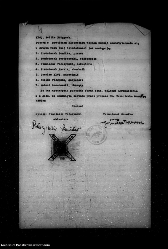 Obraz 8 z jednostki "/Towarzystwo Gimnastyczne „Sokół" w Runowie Kraińskim powiat Wyrzysk - rejestracja/"