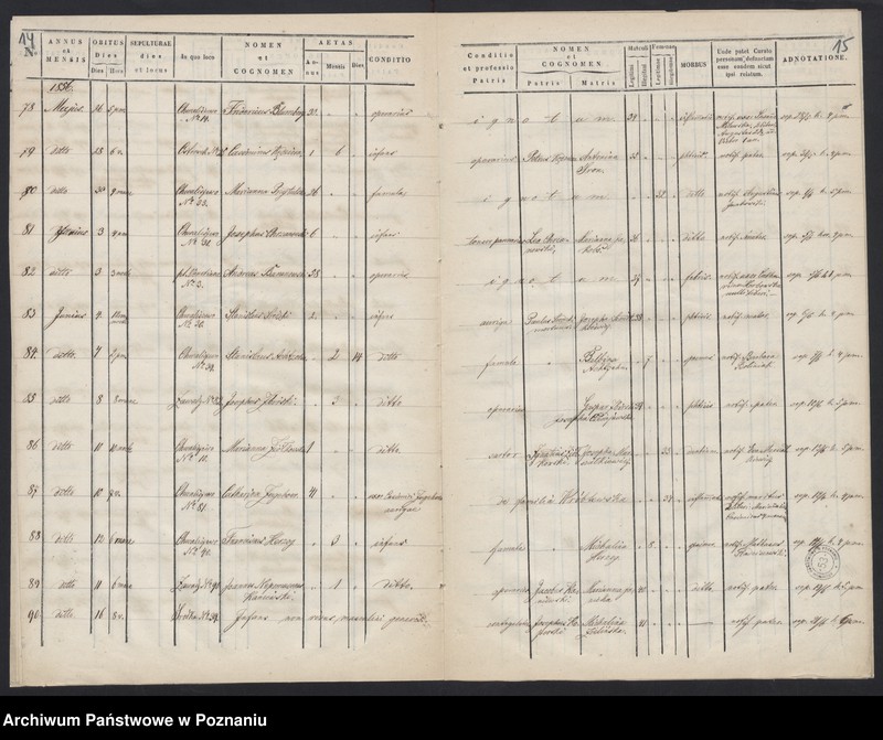 Obraz 10 z jednostki "Księga zgonów"