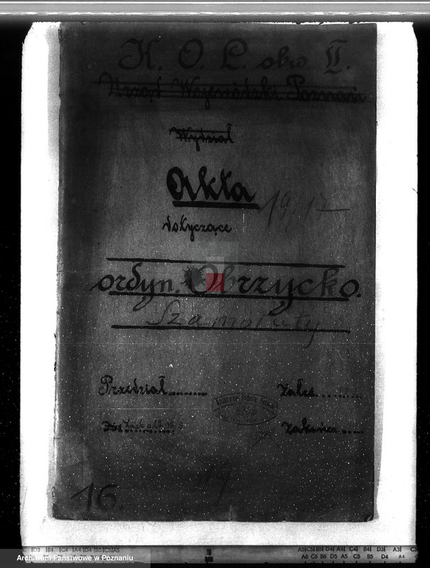 Obraz 4 z jednostki "Ordynacja Obrzycko /nadzór nad gospodarką leśną/"