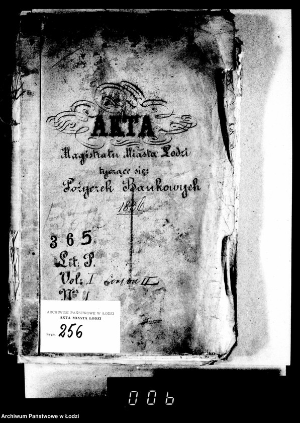 Obraz 4 z jednostki "Akta tyczące się pożyczek bankowych"